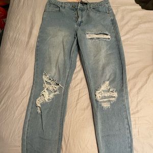 Missguided 6 Tall ripped jeans